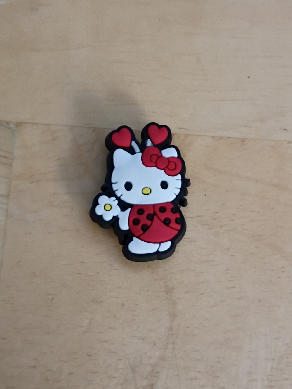 10 for $10 Jibbitz Croc Charms - Sanrio Hello Kitty in Red Ladybug Outfit - New